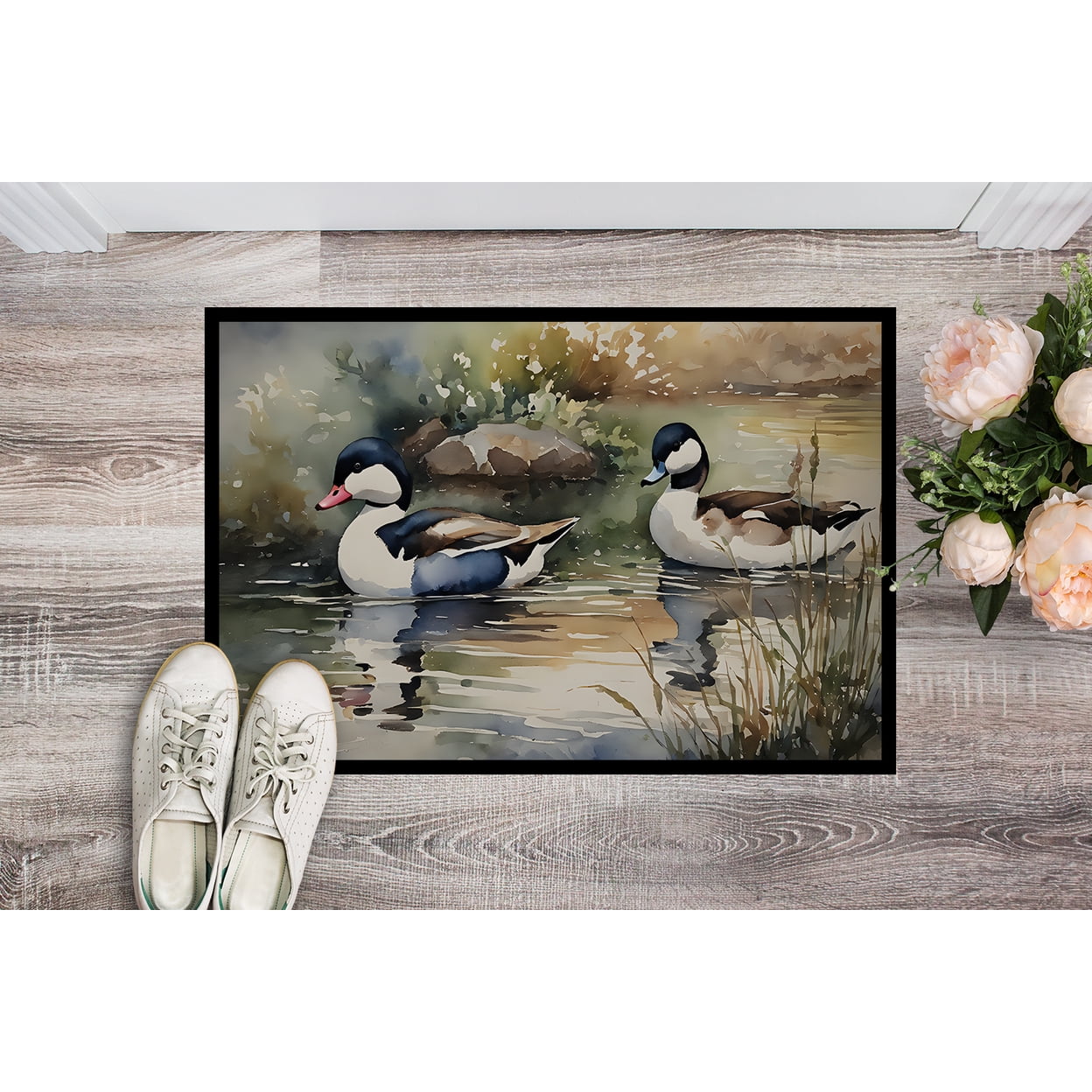 Carolines Treasures DAC3194MAT 18 x 27 in. Unisex Bufflehead Doormat