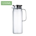 thumbnail image 2 of Sarapandan 1 liter glass carafe, water carafe, with lid, transparent, 2 of 5