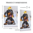 thumbnail image 3 of Daiia Puppy Sits In Bathtub Pattern Decorator Wall Plate Child Safe Outlet Cover, Switch and Outlet Covers,Size 1-Gang 5.0" x3.0" , Polycarbonate Thermoplastic-Style V, 3 of 6