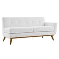 thumbnail image 5 of Modway Engage L-Shaped Upholstered Fabric Sectional Sofa in White, 5 of 5