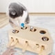 thumbnail image 2 of Juguete interactivo para gatos, juguete para cazar ratones, caja de madera para que los gatos jueguen y se diviertan. 5 agujeros, 2 of 8