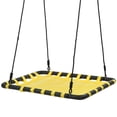 thumbnail image 2 of Steel Frame Platform Swing, Safe 900D Oxford Cloth Detachable Durable Mat Swing, Strongest For Home Garden, Balcony Leisure Children Playing, 2 of 8