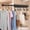 Black, variant on 12 Inch Pull out Valet Rod for Closet, Retractable Clothes Hanger Bar with 5 Hooks, Space Saving Slide out Hanging Rack for Laundry Bedroom Bathroom, 2-in-1 No Drill or Screw Mount, Silver, 1 Pack