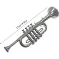thumbnail image 2 of Sokhug Plastic Trumpet Toy - Wind Instrument for Music Play, B, 2 of 4