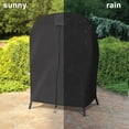 thumbnail image 2 of SUNCREAT Lawn Egg Chair Cover, Patio Furniture Cover for Indoor Outdoor Lounger, Black, 2 of 7