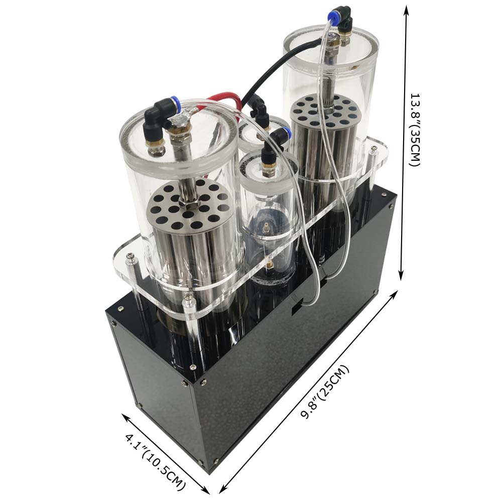 Hydrogen-Oxygen Separation Electrolysis Machine Double Outlet Electrolysis Machine for Laboratory Use 12V