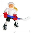 thumbnail image 6 of Personalized Hockey Ornament 2024 - Ice Skate Ornament, Hockey Skate Ornaments, Athlete Ornament, Hockey Gifts, Hockey Christmas Ornament, Sports Ornaments - Blonde Girl - Free Customization, 6 of 10