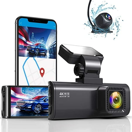 REDTIGER F7N 4K Dual Dash Cam Built in WiFi/GPS