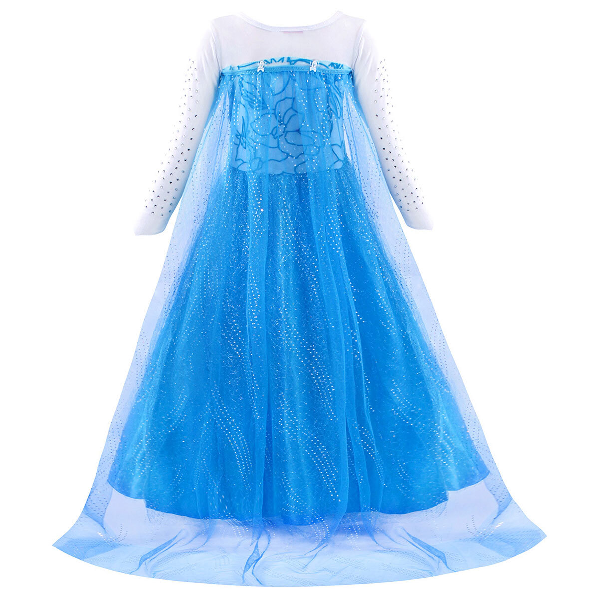 Girls Elsa Dress Snow Queen Princess Costume Party Dress up for 3-9 Year - image 4 of 8