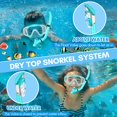 thumbnail image 3 of Set de Equipo de Snorkel HiiPeak para Niños de 6 a 14 años con Máscara de Secado Superior, 3 of 8
