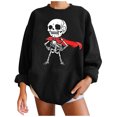 thumbnail image 1 of Sudaderas con capucha estampadas de manga larga informales para mujer a la moda de Halloween Pompotops gfhjh1398, 1 of 5