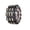Black, variant on Thorn Pattern Heavy Duty Tire Chains, Traction Enhanced for Trucks & SUVs in Winter Snow Ice, Quick Installation Nylon Reinforced (15.8", Yellow)