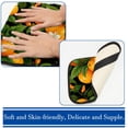 thumbnail image 3 of Tangerine Soft Comfortable Furry Printed Car Armrest Cover Accessory - 12.5x8.2 Inch, 3 of 6
