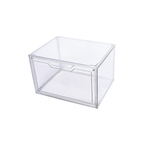 Organizador Almacenamiento Zapatos Caja Transparente Acrílica Apilable para en El