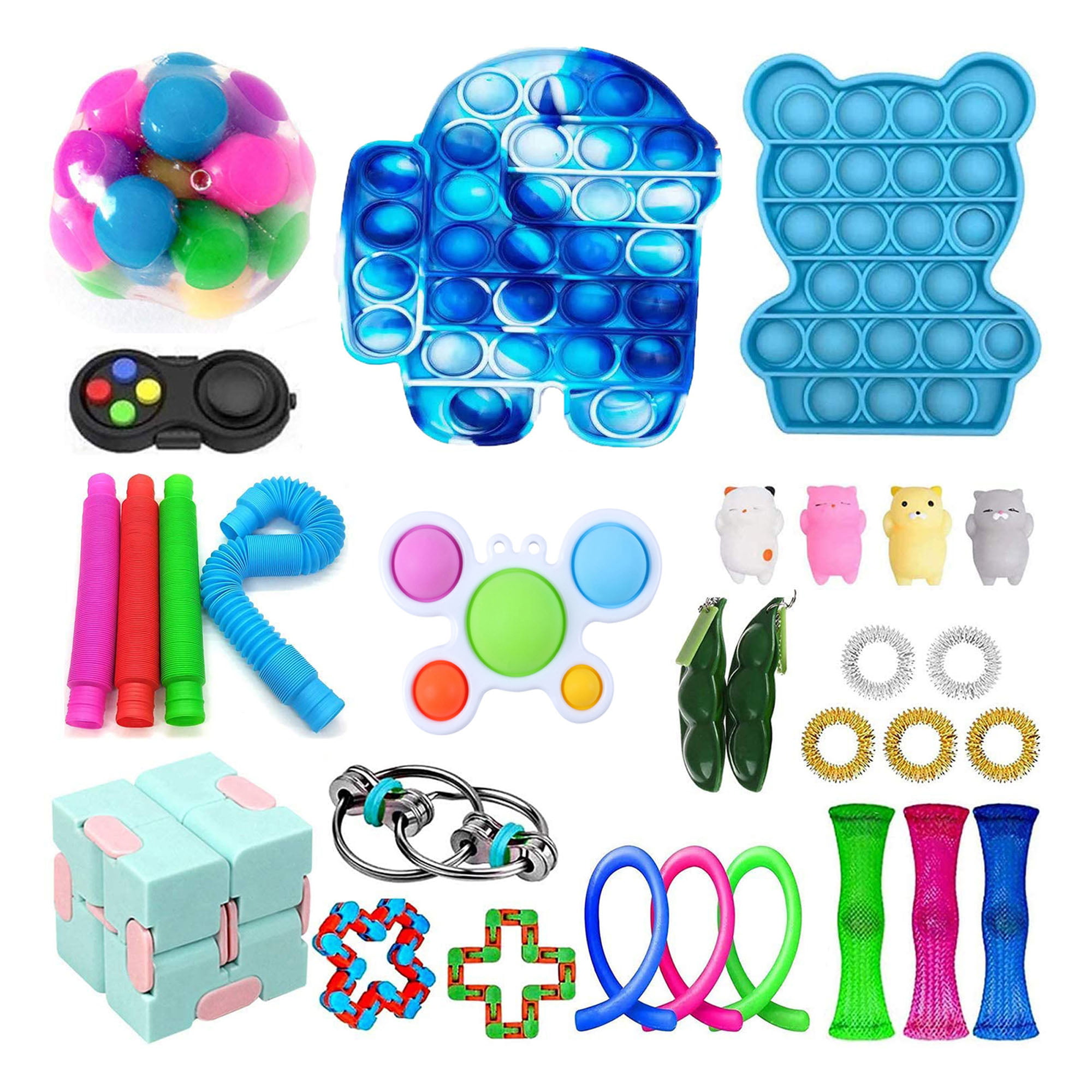 Mialoley Decompression Toy Set, Sensory Toy Kit for Children, Adults ...