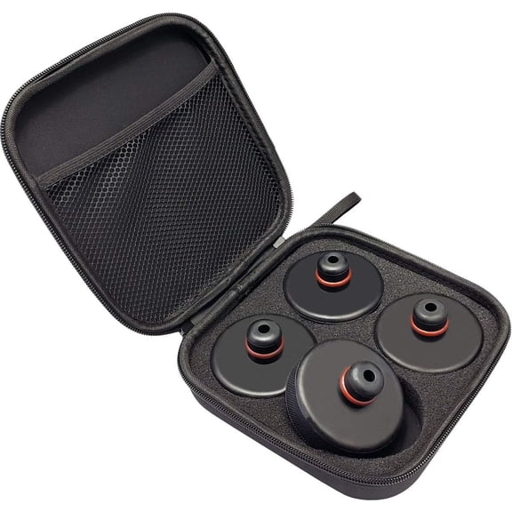 ABOHOT Jack Pad Lift Pucks Compatible with Tesla Model 3 Y S X Rubber for Floor Jack with Storage Case 4 Pack