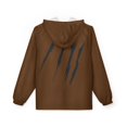 thumbnail image 2 of Effete Feline Claw Marks Scratch Windbreaker Jacket (AOP), 2 of 10