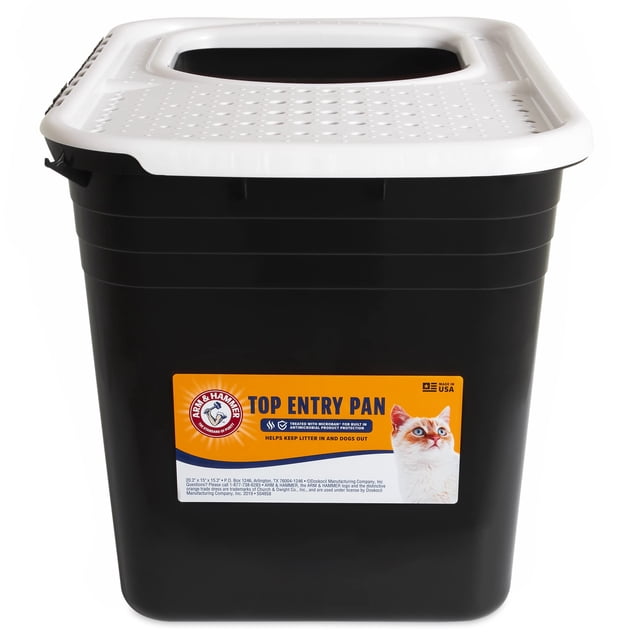 Caja de Arena Arm & Hammer de Entrada Superior con Filtro Microban