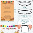 thumbnail image 2 of First Day of School Bracelet Mommy and Me, Prek Matching Wish Bracelets Set, Adjustable Bracelet for Boys Girls Gifts Stuff Bulk, 2 of 7