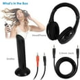 thumbnail image 5 of Wireless Over Ear Headphones with Headphone Stand, Black, 5 of 8