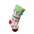 thumbnail image 1 of Christmas Stockings, Big Xmas Stockings, Plaid Style with Snow, 1 of 4