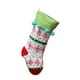 thumbnail image 2 of Fiudx Medias Navideñas a Cuadros, Diseño de Papá Noel con Copos de Nieve, Decoración Festiva para El Hogar, Decoración de Pared para Chimenea, Perfectas para Fiestas Navideñas, Tamaño 45 X 21 Cm, Jue, 2 of 4