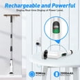 thumbnail image 6 of Electric Spin Scrubber Cordless, Jinyi 9-in-1 Power Cleaning Brush with Adjustable Long Handle, 2-Speed Waterproof Shower Scrubber for Bathroom Tub, Tile & Floor, 6 of 7