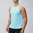 thumbnail image 3 of ZZwxWA Mens Athletic Tank Top Shirt Quick Dry Cooling Bodybuilding Swim Sleeveless Shirt, Men Trendy Clothes Workout Undershirt Online Shopping, 3 of 6