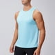 thumbnail image 4 of pstuiky Camiseta sin mangas para hombre, Chaleco deportivo informal sin mangas para hombre, de color liso, para verano, para hacer ejercicio, correr y entrenar Camisas para hombres xxl, 4 of 9