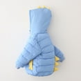 thumbnail image 3 of Hicidod Baby Fleece Jacket Hooded Long Sleeves Warm Down Coat Cute Dinosaur Lightweight Thick Fleece Lined Winter Outwear, 3 of 7