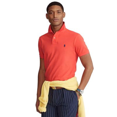 Polo Ralph Lauren Custom Slim Fit Mesh Polo Shirt