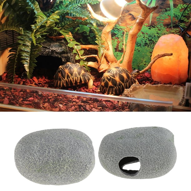 Vivarium Ornament, Hiding Cave, Aquarium Fish Tank Ornament Cave, Vivarium Ornament Cave Cave, Decoración del acuario, Vivarium Basking Platform, Resina Cave, Hiding Yinane Reptil Vivarium Ornament