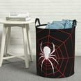 thumbnail image 7 of KLL Spider On The Web Waterproof Foldable Laundry Hamper Bucket with Handles for Storage Bin,Kids Room,Home Organizer (Small ), 7 of 7