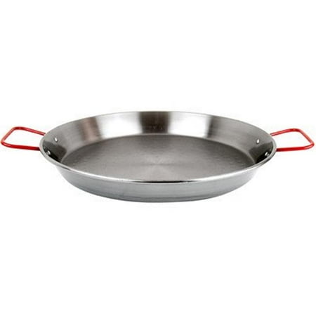 

17 in. Carbon on Steel Paella Pan - 10 Servings