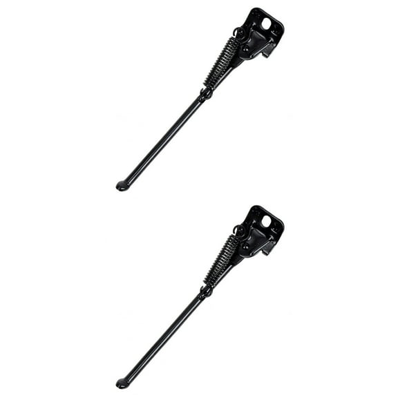 Set of 2 Bike Stand Uneven Ground Holder Bicyle Kickstand Single Side Folding Rear