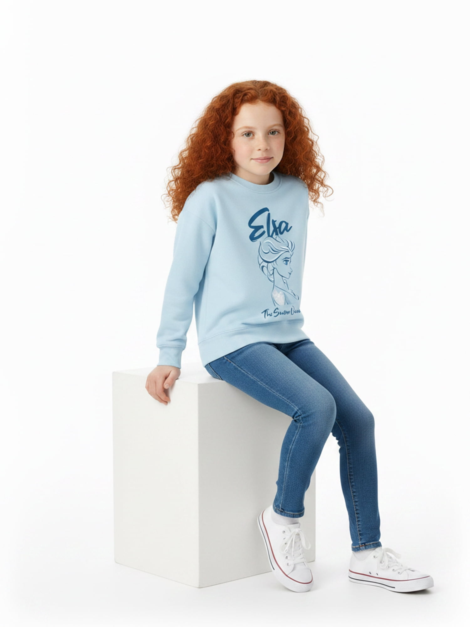 Frozen Girls The Snow Queen Graphic Sweatshirt, Sizes 4-16