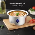 thumbnail image 5 of Multi Layered Material Polish Stainless Steel Cookware Handi 1.5 Liters For Grains, Soups, Canning, Desserts, Broth - Compatible With Gas & Induction, 5 of 5