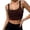 Coffee, variant on Breathable Wireless Back Design Athletic Tank Top For —Stretchy Jogging Yoga Singlet SupportiveActivewear For Running Fitness Training Top Women Base Top