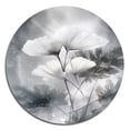 thumbnail image 2 of Designart "Tropical Palm Art For Ginkgo I" Floral Leaves Metal Round Art Living Room, 2 of 5