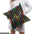 thumbnail image 5 of Ambesonne Colorful Fabric by the Yard Upholstery, Halftone Pattern Motif, 1 Yard, Multicolor, 5 of 5