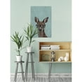 thumbnail image 6 of Marmont Hill Brown Hippie Deer II Wall Art, 6 of 6