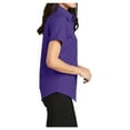 thumbnail image 3 of Yellow Rooster Womens Short Sleeve Easy Care Shirt Purple/Light Stone L, 3 of 6