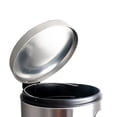 thumbnail image 4 of Bote De Basura Para Cocina Largo De Acero Inox Tipo Pedal 12 L Sablón 744GR, 4 of 7