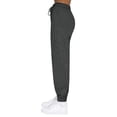 thumbnail image 6 of Womens Pants Women Workout Out Leggings Stretch Waist Button Pocket Yoga Gym Loose Pants Plus Size Wide leg Pants With Pocket for Women, 6 of 7
