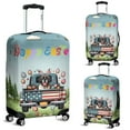 thumbnail image 2 of Happy Easter Mastiff American Flag Truck Bunny Ears Travel Luggage Cover Mastiffs Dog Lover Gifts Idea Suitcase Dust Protective Decor - 03001, 2 of 5