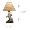 thumbnail image 5 of Lampe de Table Blanche avec Abat-Jour Imprimé Nuage, 5 of 5