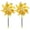 Gold, variant on 2 Pack Reflective Mylar Wind Spinners Bird Scare Devices, 20.5 Inch Humane Outdoor Bird Repellent Pinwheels with Wind Resistant Stakes, Light Reflection Rotating Bird Deterrent Decor for Garden Farm