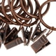 thumbnail image 4 of Anillos de cortina Metálica Decorativa BLESIY con clips Bronce 25 mm, 4 of 8