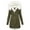 ' ! Green, variant on Women's Warm Hooded Thick Padded Outerwear Big Collar Jackets