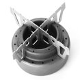 thumbnail image 2 of Jinsinto 1 Paire Support Croisé en Acier Inoxydable Accessoire de Repas pour Réchaud de Camping, Argent, 10*2.9cm, 2 of 3